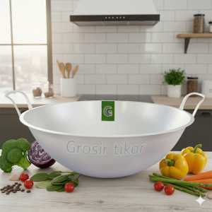 Wajan ukuran jumbo no24 bahan tebal penggorengan anti lengket