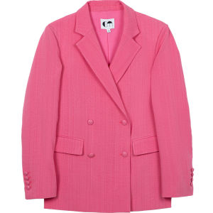 Autumn dopamine double-breasted straight suit jacket