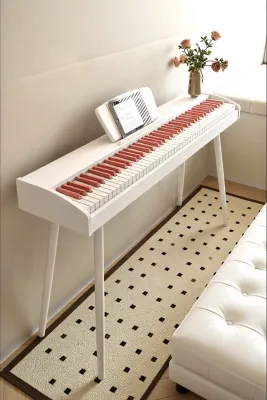 BEETHOSTAR | White Digital Piano 88 Weighted Keys