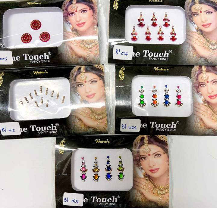 Indian Bindi Premium บินดิ ที่ติดหน้าผากสไตล์อินเดีย(เลือกแบบแจ้ง ...