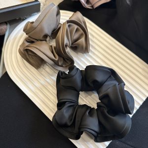 Retro Silk Hair Ties for Women Extra Large Hair Bands Hair Elastics High End Feelings Hair Accessories Fashion Jewelry