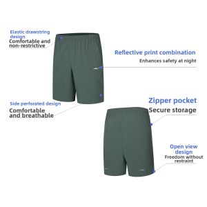 Erke | New Breathable Ice Silk Quick-drying Sport Shorts for Men