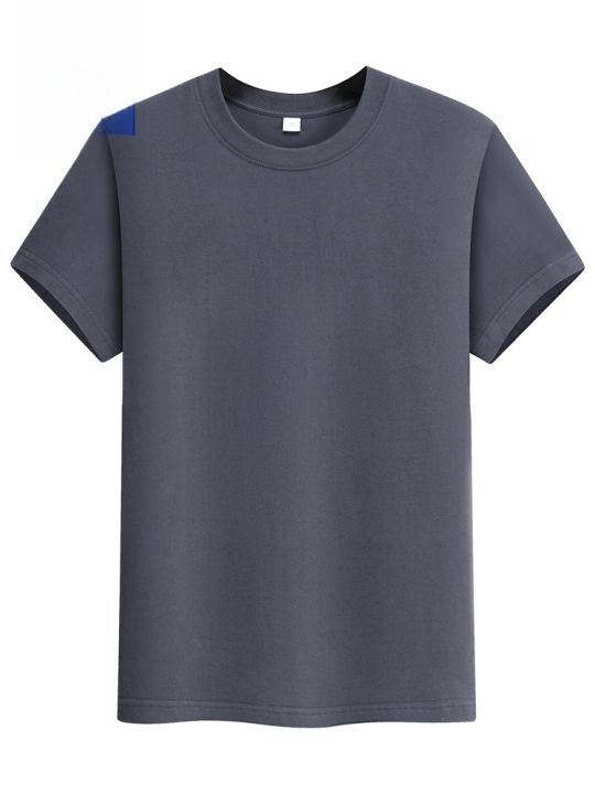 Lormen%20Men's%20Fashion%20round%20Neck%20Short%20Sleeve%20T-Shirt%20Pure%20Cotton%20Lightweight%20Loose%20Summer%20Top%20Antibacterial%207A%20Youth%20Casual%20-%20Image%206