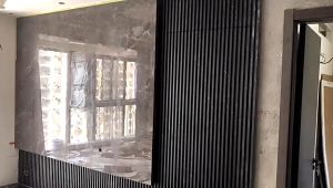 Wood Wall Panel Dekorasi Dinding 160x22mm 2.9Meter Anti Rayap Dan Anti Air WPC Aestetic/Wood Panel WPC / Wall Panel PVC / Woodpanel Wallpanel Kisi Kisi Kayu / Panel Dinding Motif Kayu