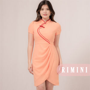 RIMINI - Dress Perempuan Gaun Pesta Puff Cheongsam XS-XL- Meimei Dress 85892
