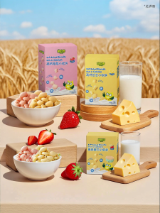 Biovillage | Calcium Cheese Soft Biscuits Teething Snacks No White Sugar