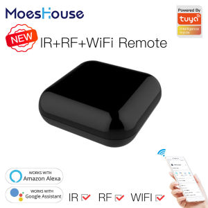 Moes WiFi RF IR Universal Remote Controller RF Appliances Tuya Smart Life App Voice Control via Alexa Google Home NEW