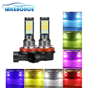 2PCS LED Fog Light H8 H11 LED Bulbs 9005 9006 3030 24 SMD Auto Front Fog Lamp Led Headlight Lamps Bulb H3 H4 H7 DC 12V