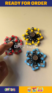 Mainan Spiner Besi Mengkilap plus wadah - Spinner Metal - Mainan Spinner Besi Fancy - Fidget Spinner Robot Viral