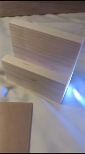 SidsWood [HK] Holder Tempat Display Akrilik  Kalender Kartu Nama dari Kayu Jati Belanda Wooden Name Card Acrylic Calender