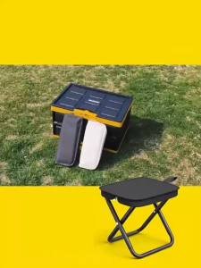 MLADEN Mini Portable Folding Stool Ultra Light Outdoor Slacker Chair Hiking Fishing Camping Chair