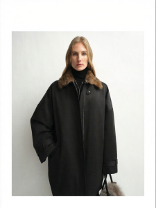 Removable Lamb Wool Collar 90% Goose Down Water Repellent Winter Jacket