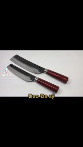 Dao nhà bếp thái thịt Đa Sỹ cán gỗ sắc bén bền đẹp đa năng cho nhà bếp Việt - HokitStore