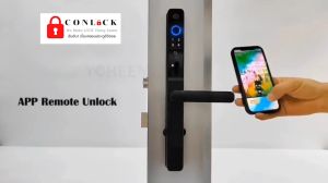 🔥 ส่งด่วน🔥 TUYA Digital Door Lock กันน้ำ 100% ติดตั้ง บานเลื่อน บานสไลด์ บานสวิง ล็อคออโต้ สั่งงานผ่าน App CL-165FB PRO