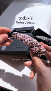 EVITA PERONI | Ruby Banana Clip | High Quality Hair Clip | Female Hair Clip