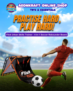 Flick Urban Skills Trainer - 4-in-1 Soccer Rebounder Board