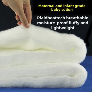 Silk Cotton Feeding Cotton Space Cotton Fluffy Cotton Cloth Acrylic Cotton Duvet Insert Imitation Silk Cotton Polyester Wadding Cotton Filler