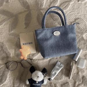 2024 New Denim Blue Crossbody Bag Simple Retro Solid Color Casual Handbag F617 Quality Material Korean Style Ladies Purse