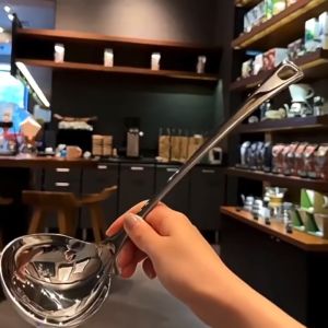 Muôi canh dài Chockmen muỗng múc canh inox 304 cao cấp muôi canh cán dài vá múc canh giá múc canh inox thép không gỉ bền