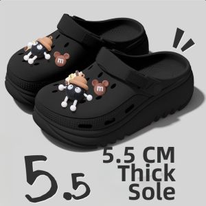 TZLDN | Non-slip Thick-soled Black EVA Sandals