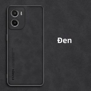 EUCAGR Da Cừu Cao Cấp Da Silicon Ốp Lưng Điện Thoại Cho Motorola Moto G05 G06 G86 Power-Chống Trầy Xước Ốp Lưng Coque
