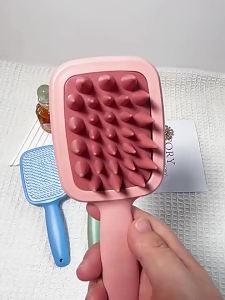 Berus Kepala Silikon Double-sided shampoo comb Hair Scalp Massager Hilang Kelemumur & Gatal
