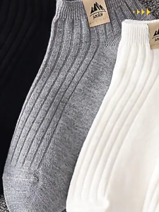 Kaos Kaki Pendek Mata Kaki Wanita Katun Motif Garis Polos Warna All Size 35-40 Anti Gerah JCKK377