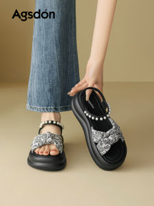 Agsdon | Thick Sole Casual Sporty National Style One-Strap Sandals