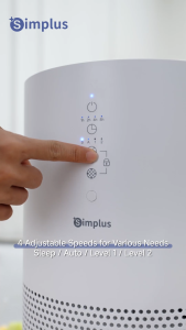 Simplus Air Purifier 330m³/h CADR with HEPA H13 Filter 35dB Ultra-Quiet Auto Mode Smart App Control Bedroom Living Room Home AirCare5