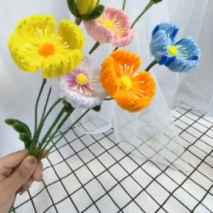 100 Pieces of 30cm Metal Colored Plush Strips: DIY Creative Toys & Craft Supplies