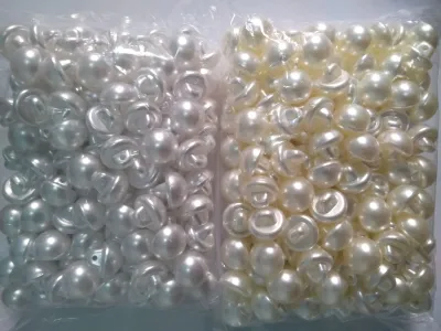 kancing jamur mutiara 12mm /14mm isi 12pcs