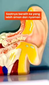 Alat Pembersih Telinga 1 Set isi 5 pcs / Korek kuping Besi Stainless Steel Termurah Terbaru Promo