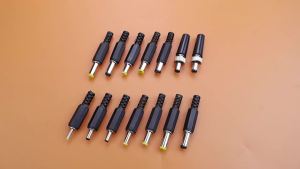 2/5/10pcs DC 4.0/4.8*1.7 5.5*2.1/2.5 Power Jack Connector Solder Type DC Barrel Male Plug For CCTV Camera Laptop Power Adapter