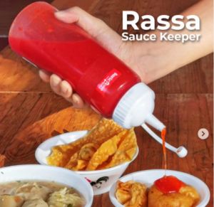 Botol Kecap Saos 1000ml Rassa Sauce Keeper 1000ml (BTS-4) Basic Home Lion Star Bebas BPA dan Aman