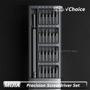 New mijia Daily Use Screwdriver Kit 24 Precision Magnetic Bits Alluminum Box DIY Screw Driver Set for Xiomi MI Home 