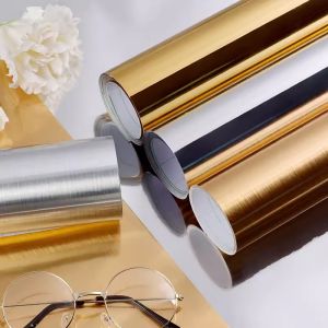 Miếng Dán Trang Trí Vàng Mạ Mờ Không Khô Chống Thấm Nước Miếng Dán Tủ Máy Kéo Trang Trí Hiện Đại Đơn Giản Dùng Trong Phòng Ngủ