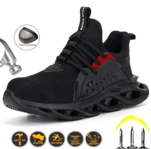 Sepatu Safety Sneakers Ringan JBS 808 Anti Slip Ujung Baja