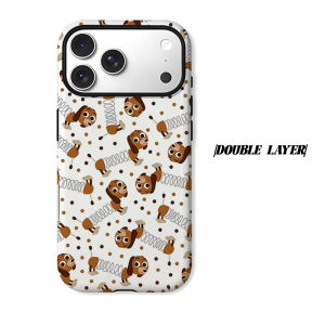 BILIBILI | Springy Sausage Dog Phone Case for iPhone 18 17 16 15 14 13 12 11 Air Pro Max Plus Double-layer Cover