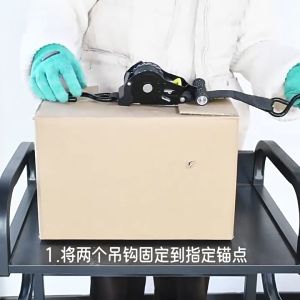Retractable Auto Ratchet Strap Automatic Shrink Bundle Tape Retractable Belts For Motorcycles Convenience Luggage Straps