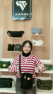 82 Shop Tas Selempang Pria Wanita Marino Slingbag Local Brand Korduroi Free 2 Pin Random