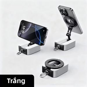 Giá Đỡ Điện Thoại Từ Tính Có Thể Gập Lại Kéo Dài Di Động Dùng Cho Bàn Làm Việc Máy Bay Tàu Hỏa - Giá Đỡ Ô Tô Đa Năng