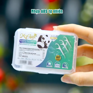Hộp 200 Cây Tăm Chỉ Nha Khoa Cao Cấp MyLan Chất Lượng Nhật Bản Sợi Chỉ Mảnh Kháng Khuẩn chăm sóc vệ sinh Răng Miệng
