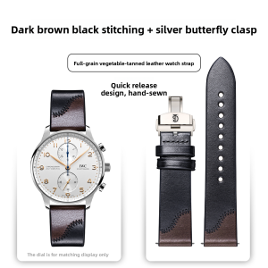 Deetle | Mens Mechanical Watch with Genuine Leather Strap
