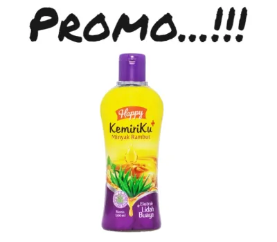 Minyak rambut bayi Kemiriku ektrak lidah buaya ungu 100 ml