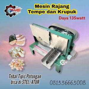 Mesin Perajang Tempe Sagu Kedelai buat Keripik - Alat Pemotong Tempe Krupuk