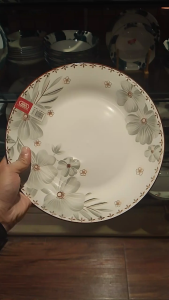 Daisy Brown porcelain dinnerware Plates Bowls pink flower design ( DB) Smart Kitchen Ph