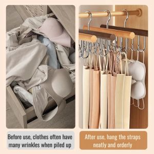 Solid Wood Hook Drying Rack Drying Rack Vest Multifunctional Household