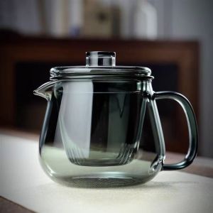Transparent Thickened Tea Pot with Filter