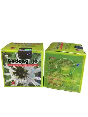 Godong ijo original 1 box kapsul obat asam urat pegal linu - HERBALDIAN.ID