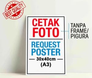 CETAK FOTO PLUS BINGKAI 30R(40x60)